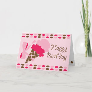 Retro Double Dip - Grußkarte Karte