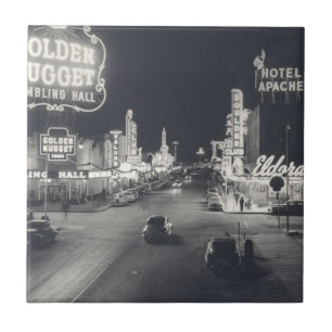 Retro Downtown Las Vegas Fliese