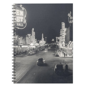 Retro Downtown Las Vegas Notizblock