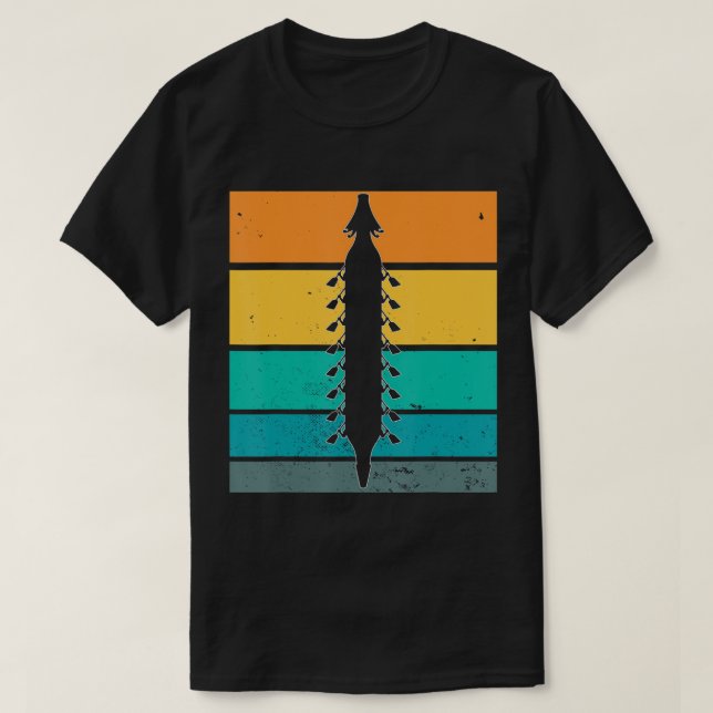 Retro Dragon Boat T - Shirt (Design vorne)