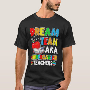 Retro Dream Team - Kindergarten Lehrer zurück T-Shirt