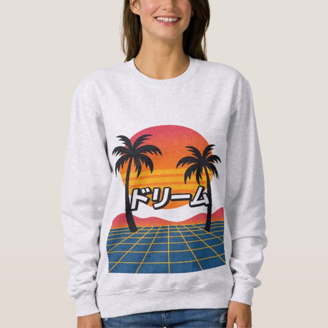 Retro Dreamscape Sweatshirt (Vorderseite)