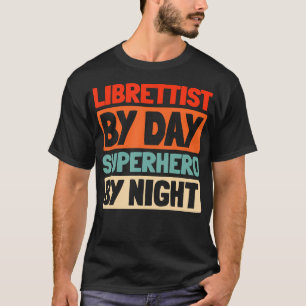 Retro-Drehbuchautor Oper Musical Theater Vintage L T-Shirt