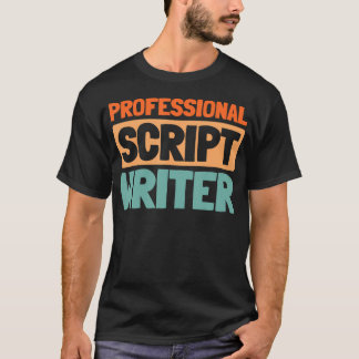 Retro-Drehbuchautor Oper Musical Theater Vintage L T-Shirt