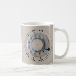 Retro Drehtelefon-Skala Tasse
