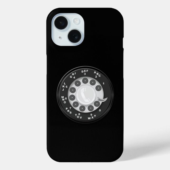 Retro-Drehwahltelefonhülle Case-Mate iPhone Hülle (Rückseite)