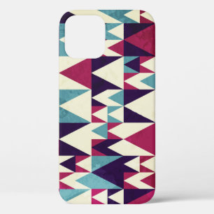 Retro Dreieck Geometrisches Nahtloses Muster Case-Mate iPhone Hülle