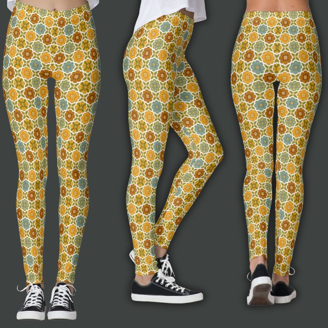 Retro Druck | Retro Chic Leggings (Von Creator hochgeladen)