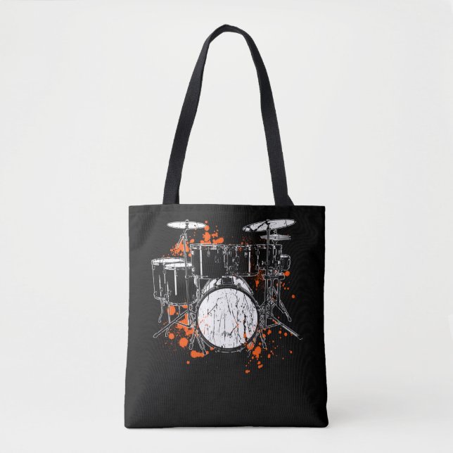 Retro Drum Set Music Drummer (Vorderseite)