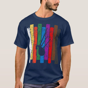 Retro Dudelsack-Silhouette 1 T-Shirt