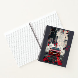 Retro E30 M3 Kinematische Kunst Spiralblock – JDM Notizbuch