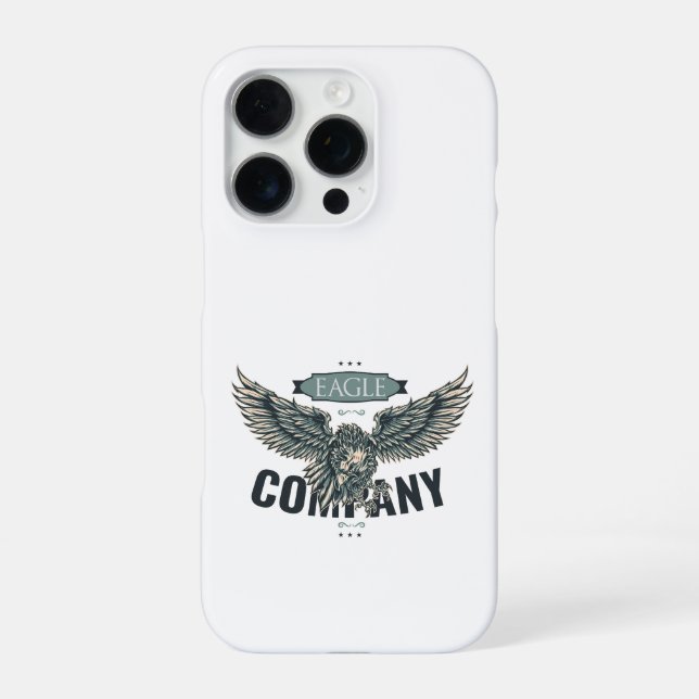 Retro Eagle Company American Design iPhone Hülle (Rückseite)