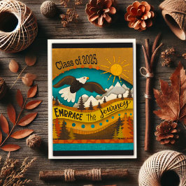 Retro Eagle Sootion Abschluss Inspiration Zitat Karte