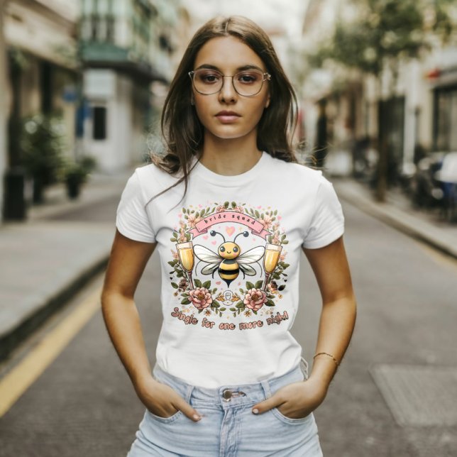 Retro-Ehefrau der Party-Bachelorette-Gruppe Frauen T-Shirt (Von Creator hochgeladen)