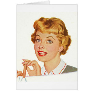 Retro Ehefrau - mein Haus ist eine Verwirrung,