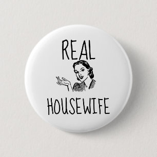 RETRO-EHEFRAU-SCHALTFLÄCHEN, IMMOBILIEN BUTTON