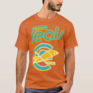 Retro ehemalige California Golden Seals Eishockey T-Shirt