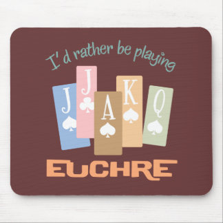 Retro Eher Euchre Spielen Mousepad