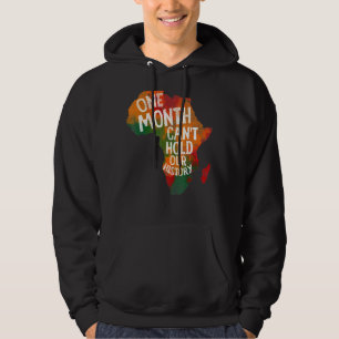 Retro ein Monat kann unsere Geschichte afrikanisch Hoodie