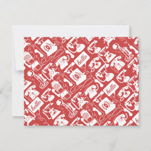 Retro eines beliebigen Farbfernsprechmusters