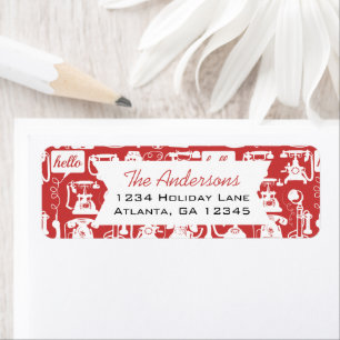 Retro eines beliebigen Farbfernsprechmusters