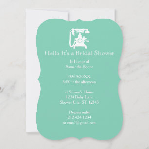 Retro eines beliebigen Farbfernsprechmusters Einladung