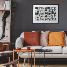 Retro eines beliebigen Farbfernsprechmusters