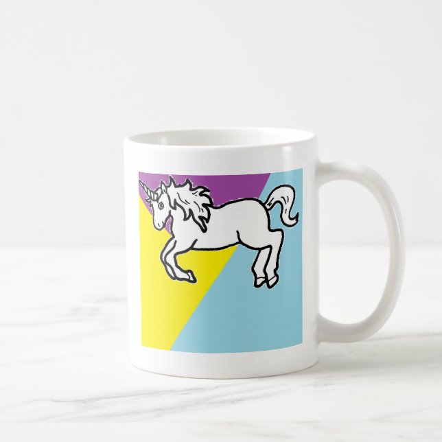 Retro Einhorn Tasse (Rechts)