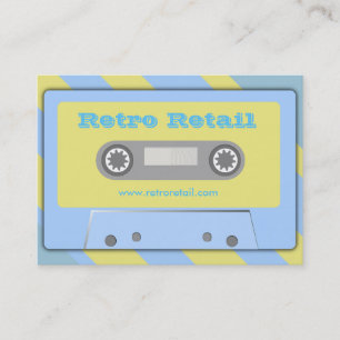 Retro-Einzelhandelsgeschäftskarten Visitenkarte