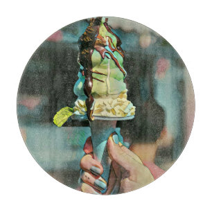 Retro-Eis-Popsiv Schneidebrett