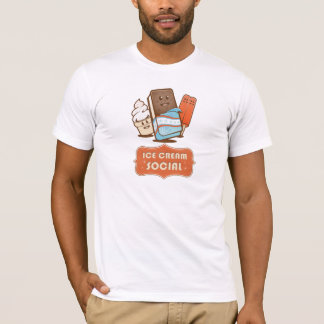 Retro-Eis-Sozialveranstaltung T-Shirt