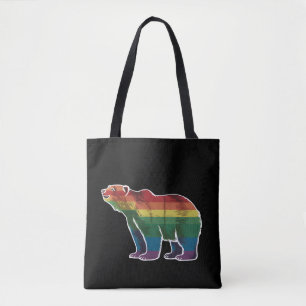 Retro Eisbär Regenbogen Lesbisch LGBT Schwule Prid