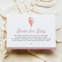 Retro-Eiscreme-Baby-Shower-Bücher-für-Baby-Karte