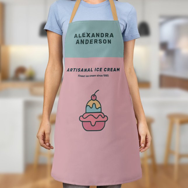Retro-Eiscreme Schürze (Retro Ice Cream Apron)