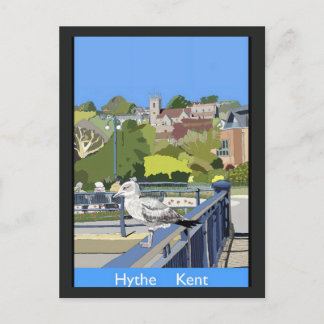 Retro-Eisenbahn-Postkarte von Hythe Kent England Postkarte