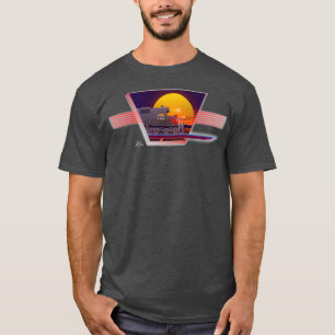 Retro-Eisenbahn umgeladen T-Shirt
