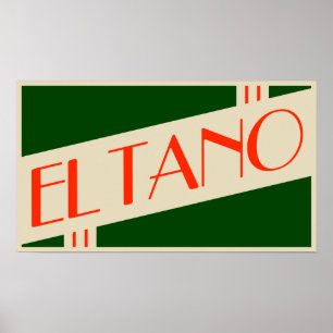 Retro EL tano Poster
