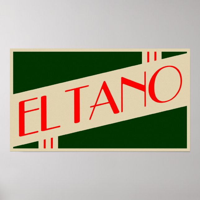 Retro el tano poster (Vorne)