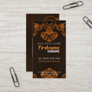 Retro Electro Music Business Card Visitenkarte