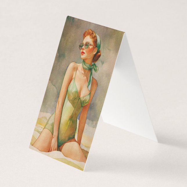 Retro Elegance: Beach Chic  (Vorderseite)