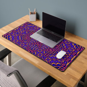 Retro-elegantes Kaleidoskop-Design Schreibtischunterlage