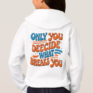 Retro Empowerment Hoodie - 'Nur du kannst entschei