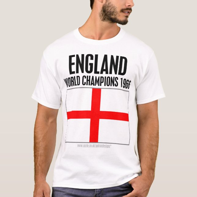 Retro England-Champions T-Shirt (Vorderseite)