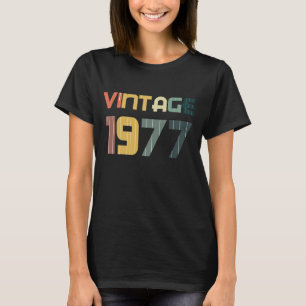 Retro Entwurf Vintage 1977 T-Shirt