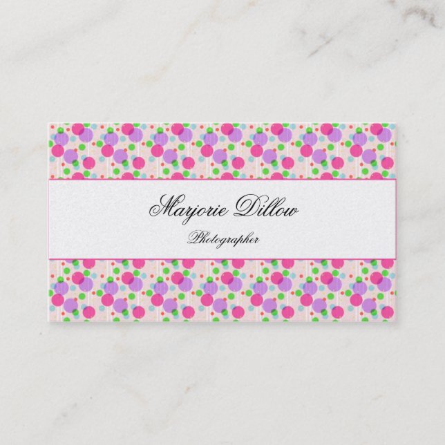 Retro Entwurfs-Geschäfts-Karten und/oder Visitenkarte (Vorderseite)