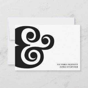 Retro-Epsilon-Typografie-Hochzeit-Speichern Sie da