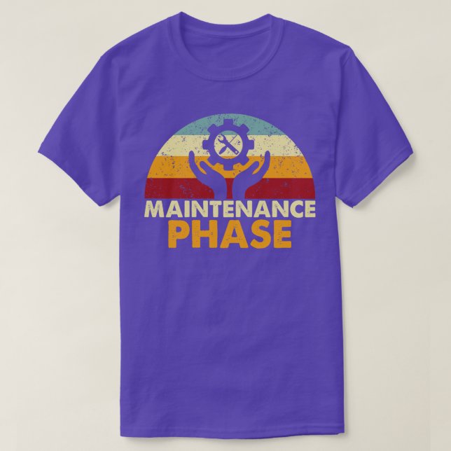 Retro-Erhaltungsphase T-Shirt (Design vorne)
