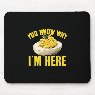 Retro Erntedankfest Abendessen Du weißt warum ich Mousepad