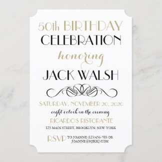 Retro Erwachsene Einladung zum Geburtstag