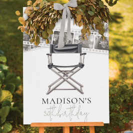 Retro Erwachsene Geburtsdatum Zeichen Personalisie Poster